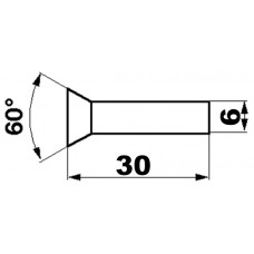 Заклепка (упаковка 500 г) 6x30 237054