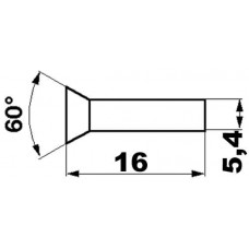 Заклепка (упаковка 500 г) 5,4x16 244026
