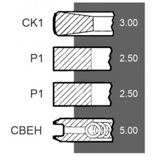 Поршневі кільця 34-133