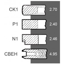 Поршневі кільця 34-135